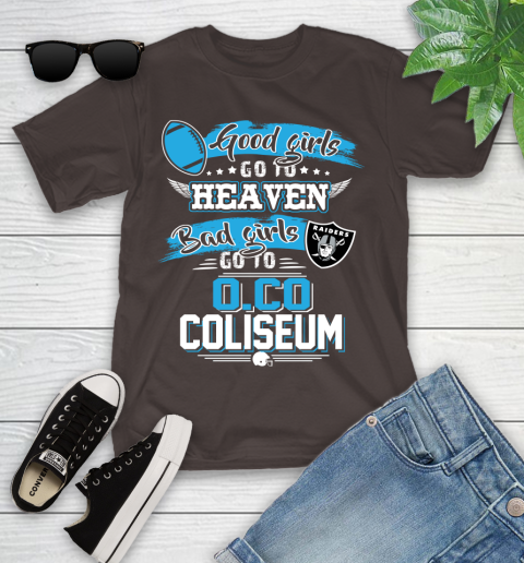 Oakland Raiders NFL Bad Girls Go To O.Co Coliseum Shirt Youth T-Shirt 7