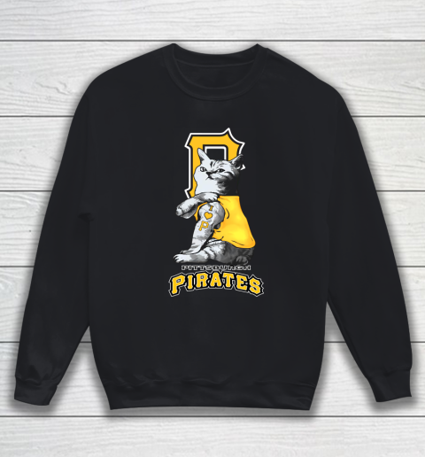 MLB Baseball My Cat Loves Pittsburgh Pirates Sweatshirt