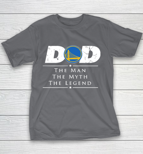 Golden State Warriors NBA Basketball Dad The Man The Myth The Legend Youth T-Shirt 5