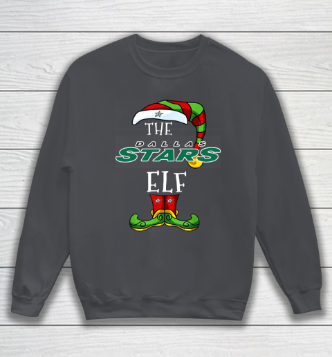 Dallas Stars Christmas ELF Funny NHL Sweatshirt 4
