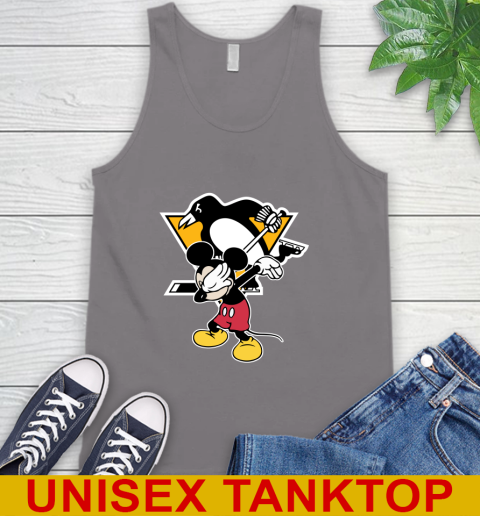 Pittsburgh Penguins NHL Hockey Dabbing Mickey Disney Sports Tank Top 7