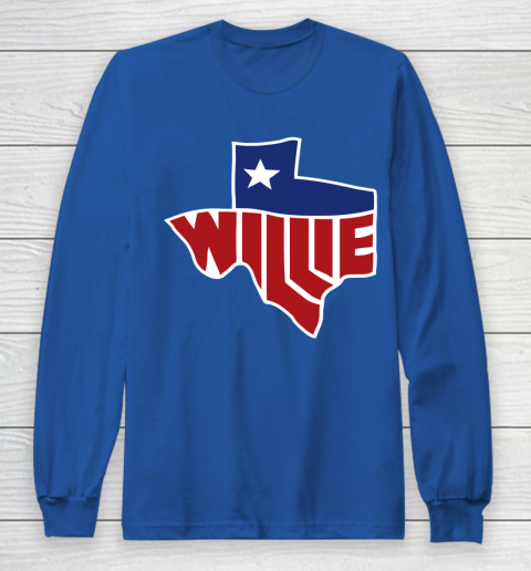 Willie Nelson shirt Willie's Texas Long Sleeve T-Shirt 6