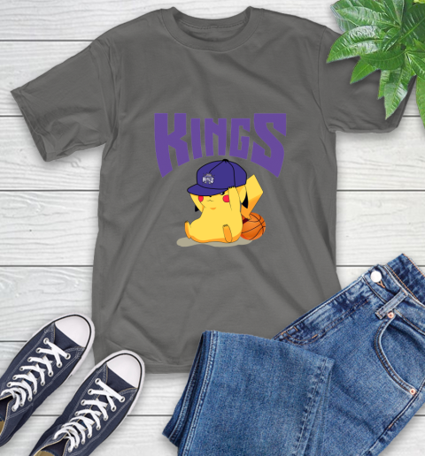 NBA Pikachu Basketball Sports Sacramento Kings T-Shirt 9