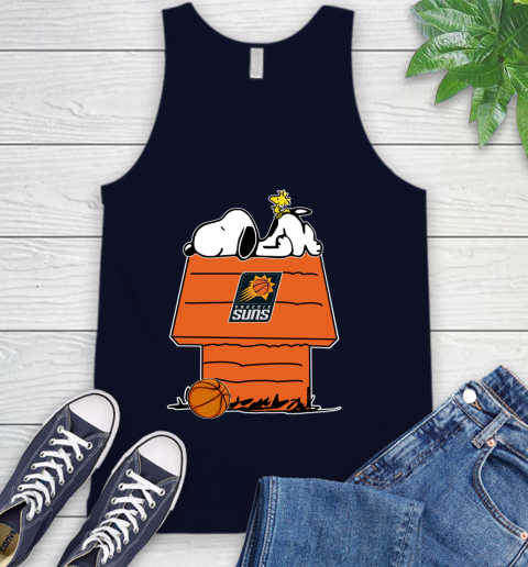Phoenix Suns NBA Basketball Snoopy Woodstock The Peanuts Movie Tank Top 3