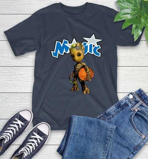 Orlando Magic NBA Basketball Groot Marvel Guardians Of The Galaxy T-Shirt 4