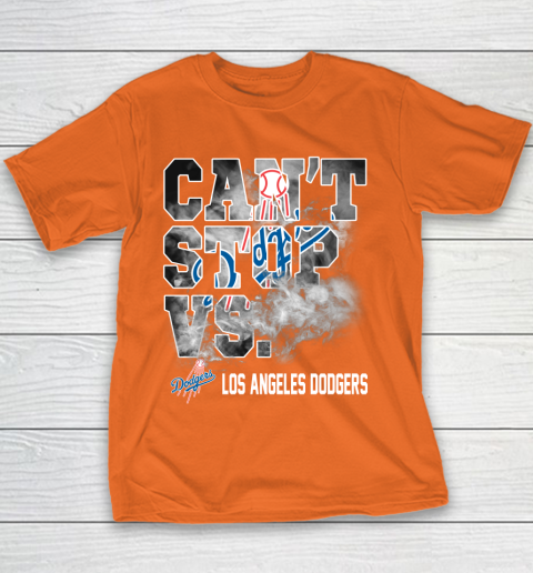 MLB Los Angeles Dodgers Baseball Can't Stop Vs Dodgers Youth T-Shirt 4