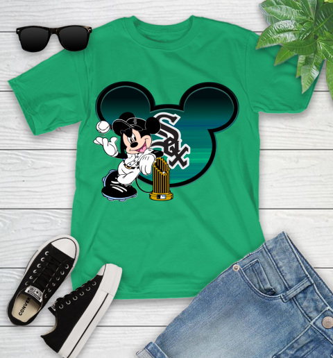 MLB Chicago White Sox The Commissioner's Trophy Mickey Mouse Disney Youth T-Shirt 6