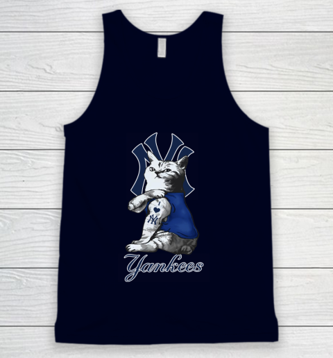 MLB Baseball My Cat Loves New York Yankees Tank Top 2