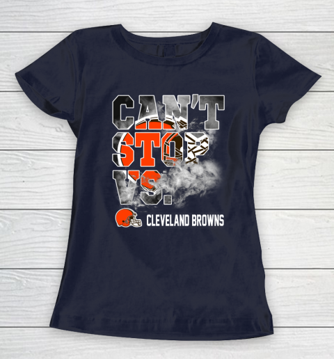NFL Cleveland Browns Can't Stop Vs Women's T-Shirt 2