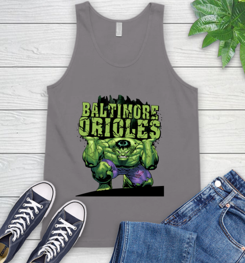 Baltimore Orioles MLB Baseball Incredible Hulk Marvel Avengers Sports Tank Top 7