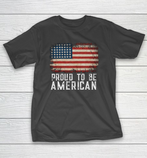Proud American Patriotic USA Flag T-Shirt