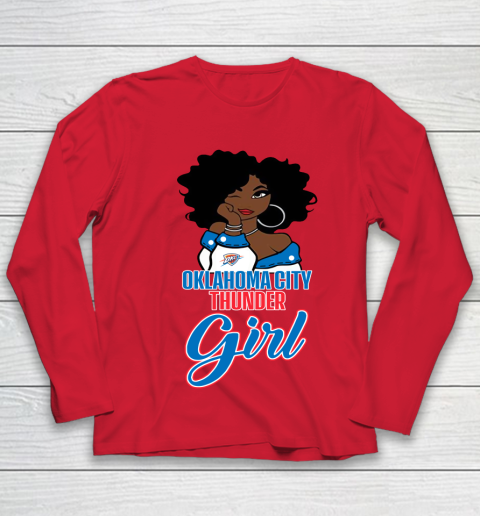 Oklahoma City Thunder Girl NBA Youth Long Sleeve 10
