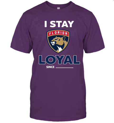 Florida Panthers I Stay Loyal Since Personalized Unisex Jersey Tee