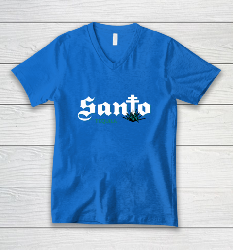 Santo Tequila Guy Fieri V-Neck T-Shirt 5