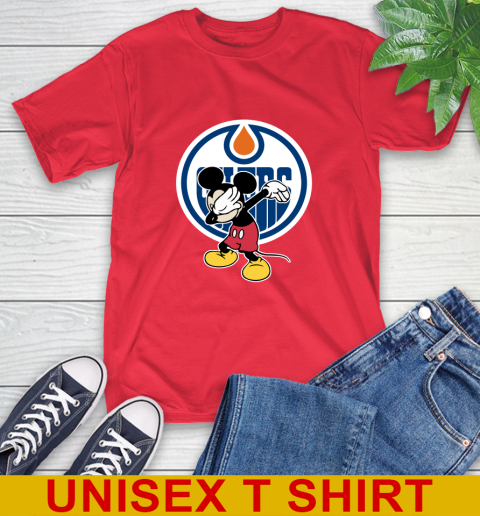 Edmonton Oilers NHL Hockey Dabbing Mickey Disney Sports T-Shirt 10