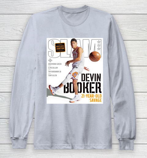 Devin Booker Slam Magazine Cover Phoenix Suns Long Sleeve T-Shirt 4