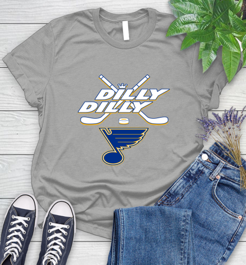 NHL St.Louis Blues Dilly Dilly Hockey Sports Women's T-Shirt 10