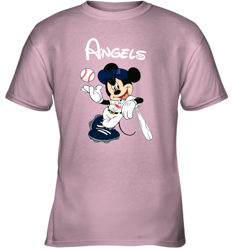 Baseball Mickey Team Los Angeles Dodgers Youth T-Shirt 