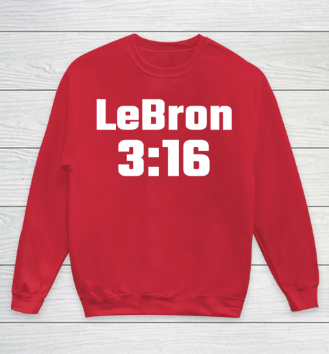 LeBron James 3 16 Youth Sweatshirt Tee For Sports