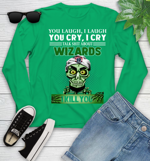 NBA Talk Shit About Washington Wizards I Kill You Achmed The Dead Terrorist Jeffrey Dunham Basketball Youth Long Sleeve 7