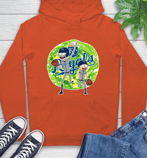 MLB Kansas City Royals Rick And Morty Baseball Sports Hoodie 5