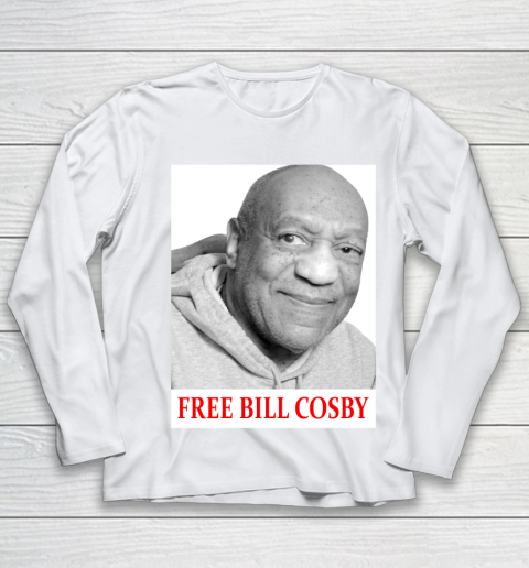 Free Bill Cosby Mug Shot Youth Long Sleeve