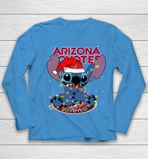 Arizona Coyotes NHL Hockey noel stitch Christmas Youth Long Sleeve 4