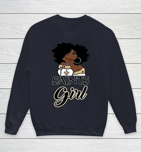 New Orleans Saints Girl NFL Youth Sweatshirt 3