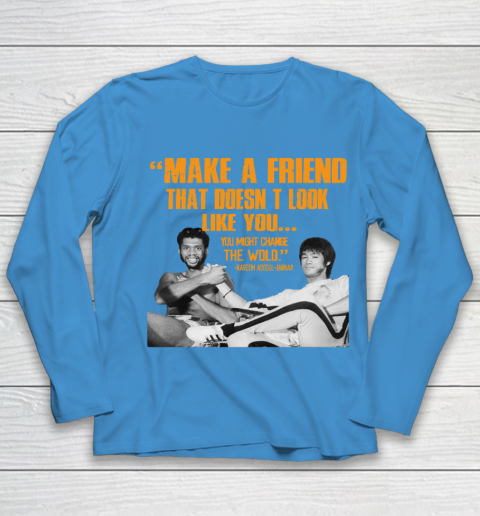 Kareem Abdul Jabbar Shirt Make A Friend That Doesn't Look Like You Youth Long Sleeve 5