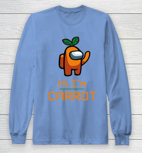 Among Us Shirt IM CARROT ORANGE AMONG A7 Long Sleeve T-Shirt 8