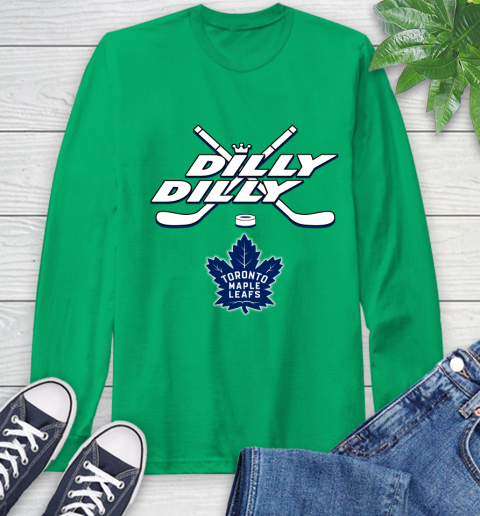 NHL Toronto Maple Leafs Dilly Dilly Hockey Sports Long Sleeve T-Shirt 7