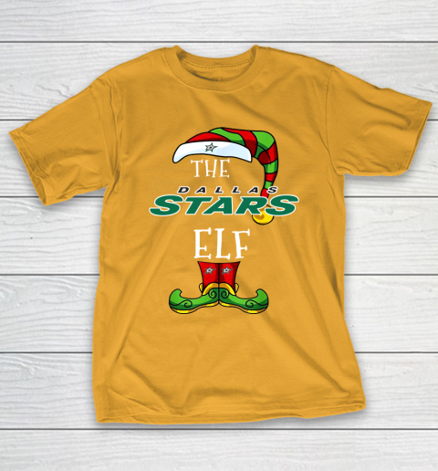 Dallas Stars Christmas ELF Funny NHL T-Shirt 2
