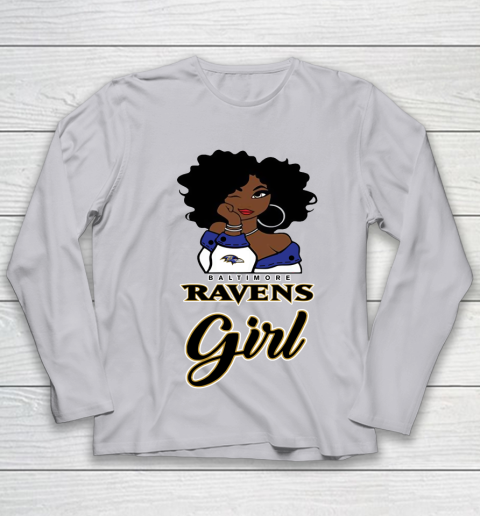 Girls ravens shirt deals