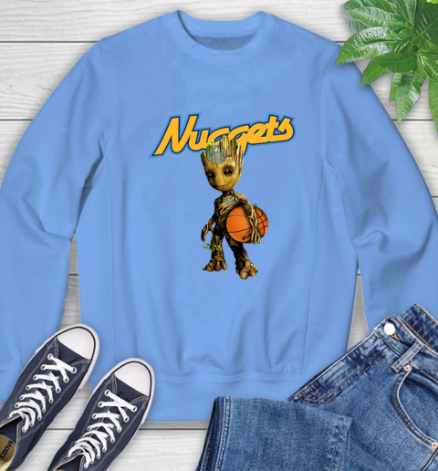 Denver Nuggets NBA Basketball Groot Marvel Guardians Of The Galaxy Sweatshirt 11