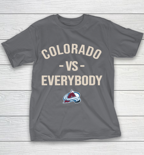 Colorado Avalanche Vs Everybody Youth T-Shirt 5
