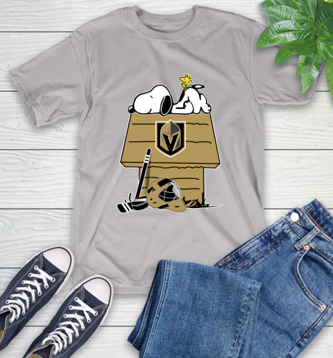 Vegas Golden Knights NHL Hockey Snoopy Woodstock The Peanuts Movie T-Shirt 12