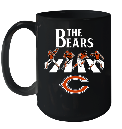 NFL Football Chicago Bears The Beatles Rock Band Shirt Ceramic Mug 15oz