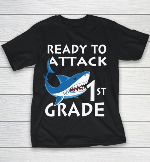 Back To School Shirt Ready to attack 1st grade 1 Youth T-Shirt