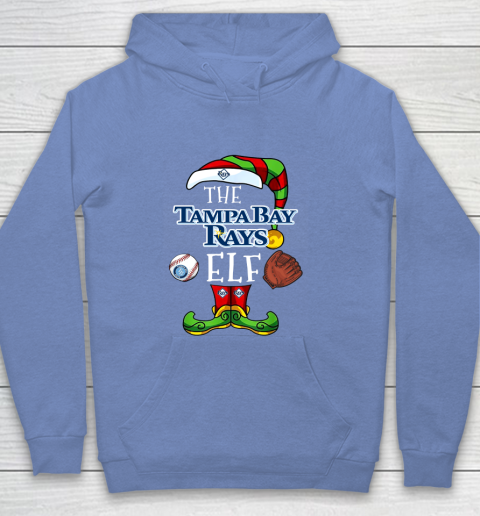 Tampa Bay Rays Christmas ELF Funny MLB Youth Hoodie 8