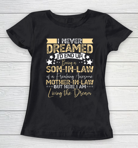 Best Son in Law Birthday Gift from Awesome Mother in Law Women's T-Shirt