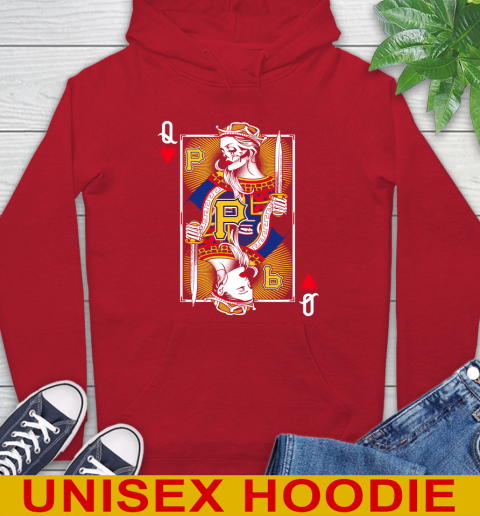 MLB Baseball Pittsburgh Pirates The Queen Of Hearts Card Shirt Hoodie 10