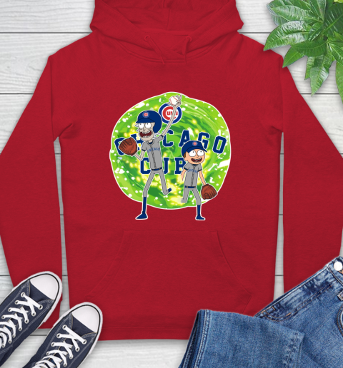 MLB Chicago Cubs Rick And Morty Baseball Sports Hoodie 10