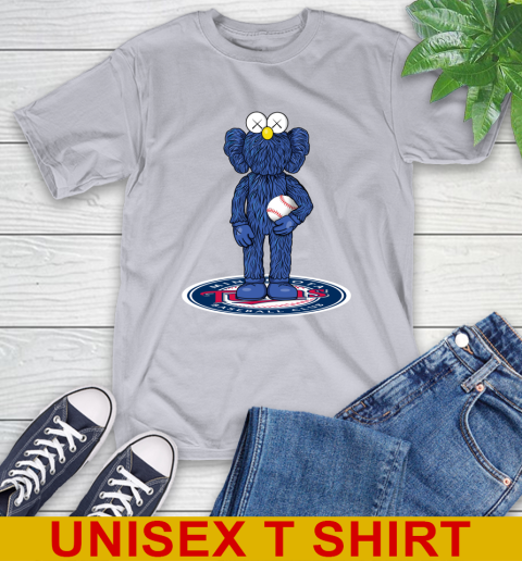 MLB Baseball Minnesota Twins Kaws Bff Blue Figure Shirt T-Shirt 6
