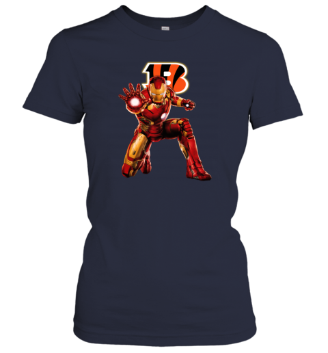 NFL Iron Man Cincinnati Bengals Women's T-Shirt - Rookbrand