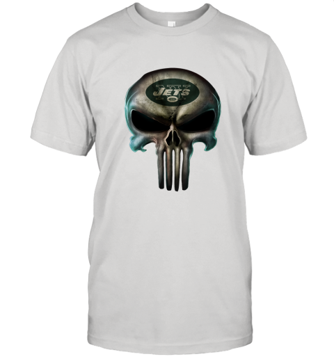 New York Jets The Punisher Mashup Football Unisex Jersey Tee