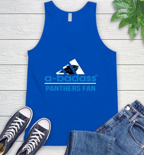 Carolina Panthers NFL Football A Badass Adidas Adoring Fan Sports Tank Top 4