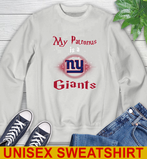 NFL Football Harry Potter My Patronus Is A New York Giants Sweatshirt 5