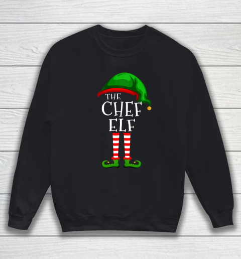 Chef Elf Family Matching Group Christmas Gift Funny Sweatshirt