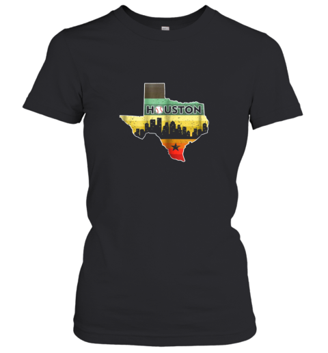 Houston Retro Baseball Shirt  Vintage Houston Baseball Women's T-Shirt