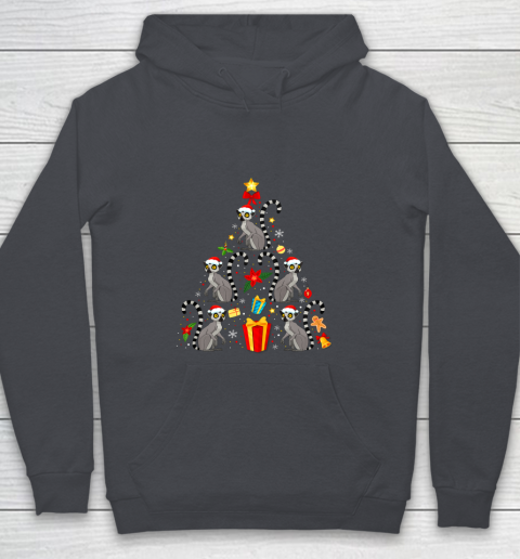 Lemur Christmas Ornament Tree Funny Gift Youth Hoodie 5
